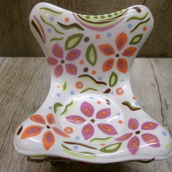 PartyLite Colorful Butterfly Chair Tealight Votive Candle Holder - Picture 5 of 6